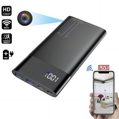 1080p Power Bank Скрита камера wifi