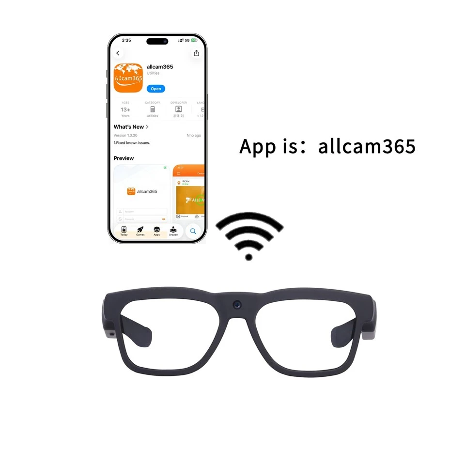 Stealth Wi-Fi Spy Glasses DVR suppliers
